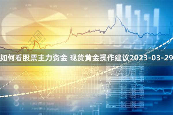 如何看股票主力资金 现货黄金操作建议2023-03-29